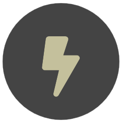 lightening bolt icon